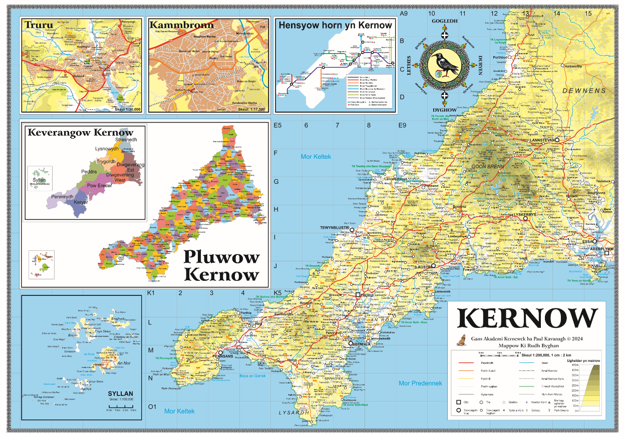 Cornish map blog version